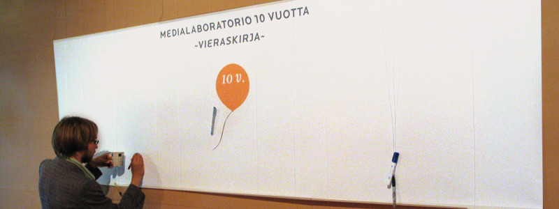 Media Lab 10 Years Guestbook