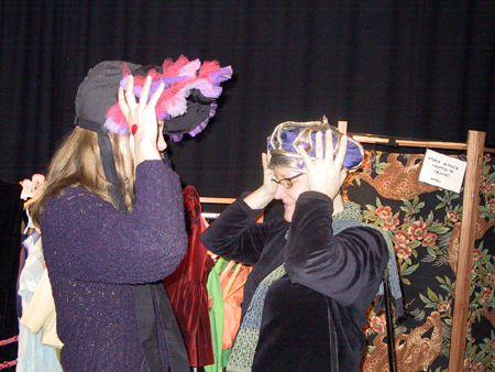 Riikka, Marjo and hats